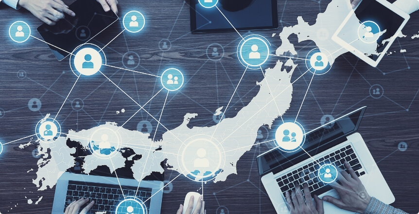 全国350社様と取引ネットワーク